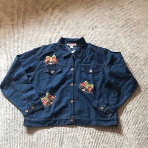 Cat Jean Jacket